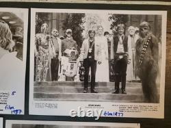 17 vintage original and later Star Wars, Empire & Jedi Press Publicity Photos