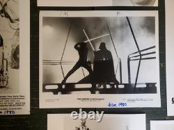 17 vintage original and later Star Wars, Empire & Jedi Press Publicity Photos