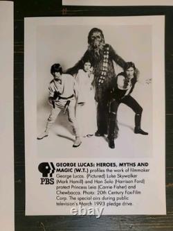 17 vintage original and later Star Wars, Empire & Jedi Press Publicity Photos