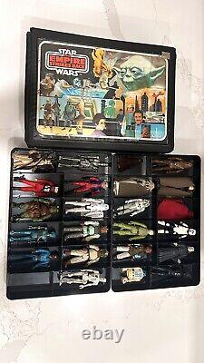 1977-1984 VINTAGE STAR WARS 23/24 ACTION FIGURES With Carrying Case Collection