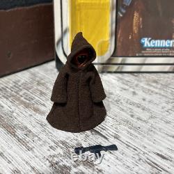 1977 Jawa Star Wars Action Figure With Cardback & Bubble Vintage Kenner Unpunched