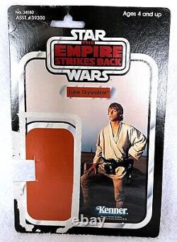 1977 Luke Skywalker. Card Back. Double Telescoping. Vintage Kenner Star Wars