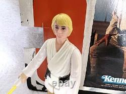 1977 Luke Skywalker. Card Back. Double Telescoping. Vintage Kenner Star Wars