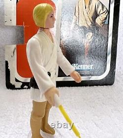 1977 Luke Skywalker. Card Back. Double Telescoping. Vintage Kenner Star Wars