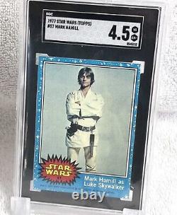 1977 Luke Skywalker. Double Telescoping & Sgc Card. Vintage Kenner Star Wars