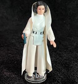 1977 Princess Leia. Dk Brown. Hk Coo. 100% Vintage Complete Kenner Star Wars