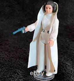 1977 Princess Leia. Dk Brown. Hk Coo. 100% Vintage Complete Kenner Star Wars