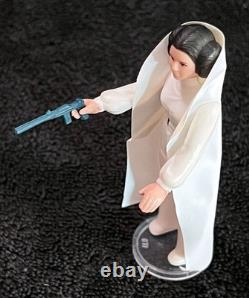 1977 Princess Leia. Dk Brown. Hk Coo. 100% Vintage Complete Kenner Star Wars