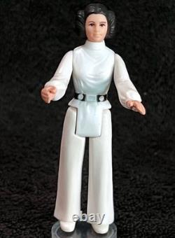 1977 Princess Leia. Dk Brown. Hk Coo. 100% Vintage Complete Kenner Star Wars