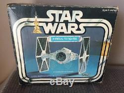 1977 STAR WARS TIE FIGHTER SHIP VINTAGE KENNER with Box And Instructions Look