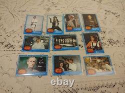 1977 Star Wars Blue Series 1 Complete Set 66 Cards Topps Rare Vintage! Nice
