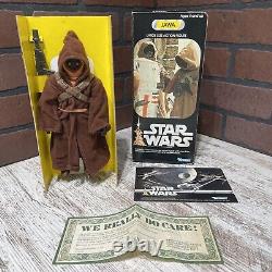 1977 Star Wars Jawa Large Figure 8 Complete With Box And Inserts Kenner Vintage