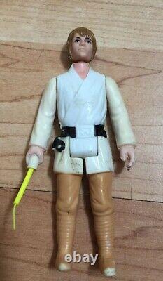 1977 Vintage Kenner Star Wars Brown Hair Farmboy Luke Skywalker Action Figure