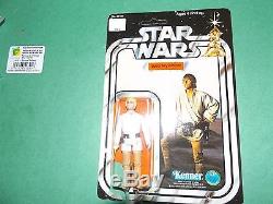 1977 Vintage Star Wars 12 Back Luke Skywalker (Unpunched!)! Nice