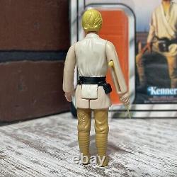 1977 Vtg STAR WARS 12 Back LUKE SKYWALKER Complete Bubble Card UNPUNCHED