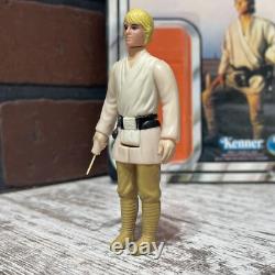 1977 Vtg STAR WARS 12 Back LUKE SKYWALKER Complete Bubble Card UNPUNCHED