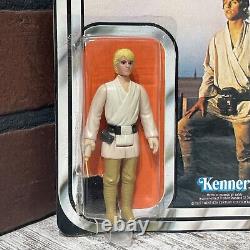 1977 Vtg STAR WARS 12 Back LUKE SKYWALKER Complete Bubble Card UNPUNCHED