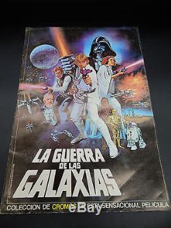 1977 vintage Mexican Star Wars STICKER ALBUM complete FULL Transplastic Mexico