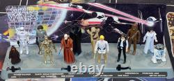 1978 KENNER STAR WARS FIRST 12 MAIL-AWAY DISPLAY STAND wRETRO COLLECTION FIGURES