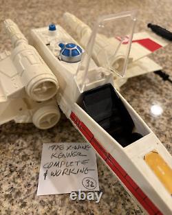 1978 Kenner Star Wars X-wing Fighter / Vintage / Complete / Working (#32)
