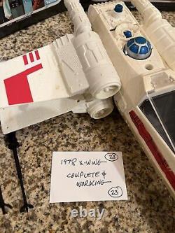 1978 Kenner Star Wars X-wing Fighter Vintage Complete Working! Gmfgi #23