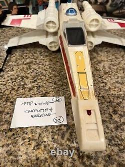 1978 Kenner Star Wars X-wing Fighter Vintage Complete Working! Gmfgi #23