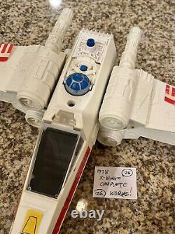 1978 Kenner Star Wars X-wing Fighter Vintage Complete Working! Gmfgi #26