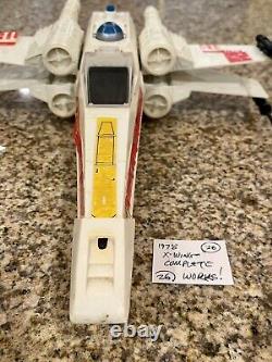 1978 Kenner Star Wars X-wing Fighter Vintage Complete Working! Gmfgi #26