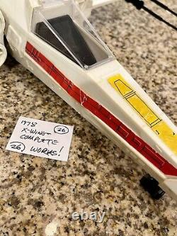 1978 Kenner Star Wars X-wing Fighter Vintage Complete Working! Gmfgi #26