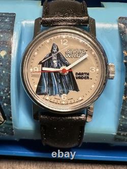 1978 Original Package Vintage Star Wars Darth Vader Watch By Bradley Time I653
