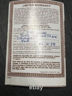 1978 Original Package Vintage Star Wars Darth Vader Watch By Bradley Time I653