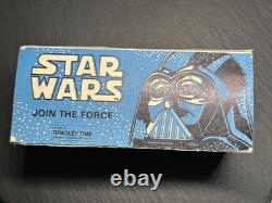 1978 Original Package Vintage Star Wars Darth Vader Watch By Bradley Time I653