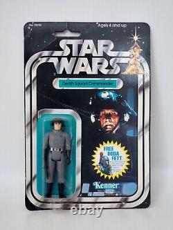 1978 Star Wars Death Squad Commander Vintage Kenner Action Figure MOC, 20 Back