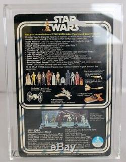 1978 Vintage Kenner Star Wars 12 Back-C Luke Skywalker (Glossy Pants) // AFA 80