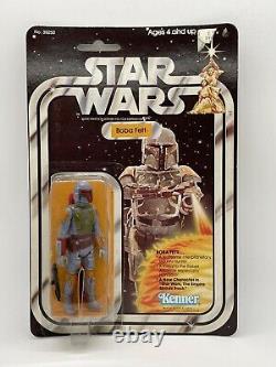 1979 Vintage Kenner Star Wars 21 Back-B Boba Fett Factory Sealed Near Mint Card