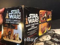 1979 Vintage Kenner Star Wars Jawa Radio Controlled Sandcrawler WORKS! WithBOX