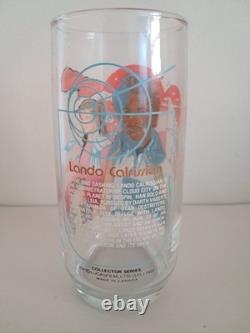 1980 Star Wars Burger King Empire Strikes Back Glasses Set Vintage Lot 6