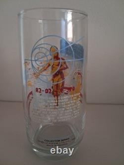 1980 Star Wars Burger King Empire Strikes Back Glasses Set Vintage Lot 6