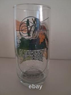 1980 Star Wars Burger King Empire Strikes Back Glasses Set Vintage Lot 6