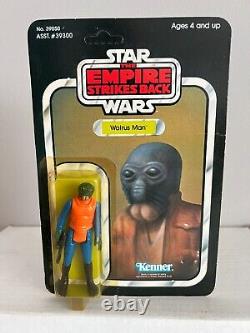 1980 Vintage Kenner Star Wars ESB 41Bk Walrusman Action Figure Sealed on Card
