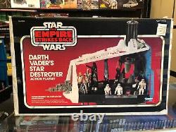 1980 Vintage Kenner Star Wars ESB Darth Vaders Star Destroyer Action Playset Box