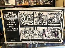 1980 Vintage Kenner Star Wars ESB Darth Vaders Star Destroyer Action Playset Box
