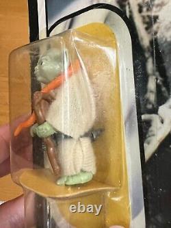 1980 Vintage Kenner Star Wars ESB Yoda Orange Snake Unopened Wrinkled