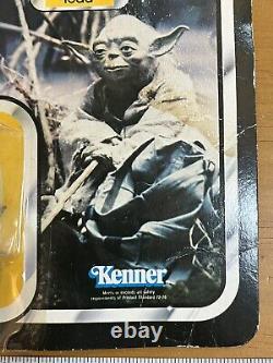 1980 Vintage Kenner Star Wars ESB Yoda Orange Snake Unopened Wrinkled