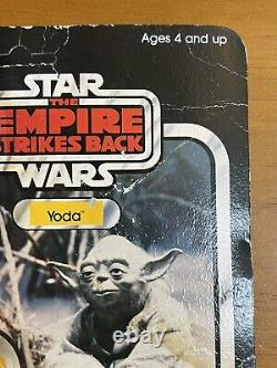 1980 Vintage Kenner Star Wars ESB Yoda Orange Snake Unopened Wrinkled