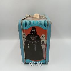 1980 Vintage Star Wars The Empire Strikes Back Metal Lunch Box withThermos. CP