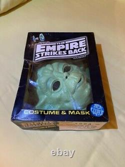 1980 Vintage Star Wars YODA Halloween Costume & Mask BEN COOPER NEVER WORN