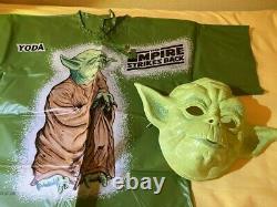 1980 Vintage Star Wars YODA Halloween Costume & Mask BEN COOPER NEVER WORN