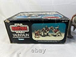 1980 vintage star wars TAUN TAUN complete reins saddle ORIGINAL BOX great shape