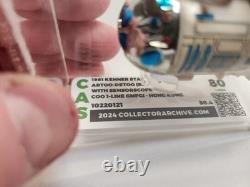 1981 Star Wars Vintage KENNER Loose Action Figure R2-D2 CAS Graded 80 WITH COA